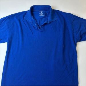 Evolution In Design Polo Shirt Mens 3XL Blue Short Sleeve Casual Classic Collar